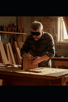 The Blind Craftsman B0DJLXKQV7 Book Cover