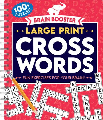 Brain Boosters - Large Print Crosswords 1628859253 Book Cover