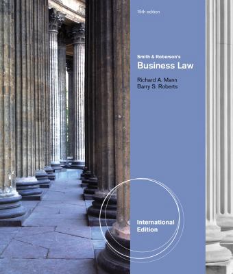 Smith and Roberson's Business Law. by Richard M... 0538480955 Book Cover