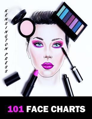 101 Face Charts: Female Face Charts For Makeup ... 1979493464 Book Cover