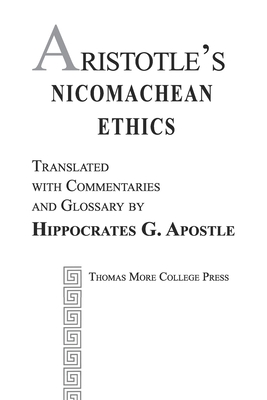 Aristotle's Nicomachean Ethics 0997314079 Book Cover