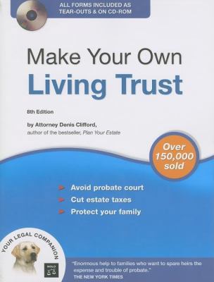 Make Your Own Living Trust [With CDROM] 1413305695 Book Cover