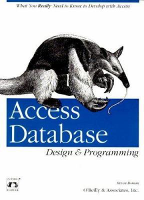 Access Database Design & Programming 1565922972 Book Cover