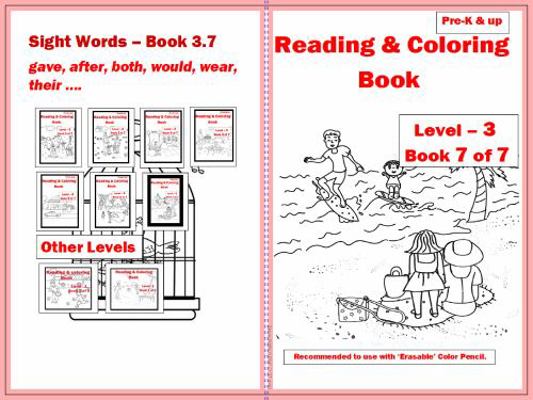 Paperback Reading & Coloring Book - Level 3 - Book 7 Of 7 Book