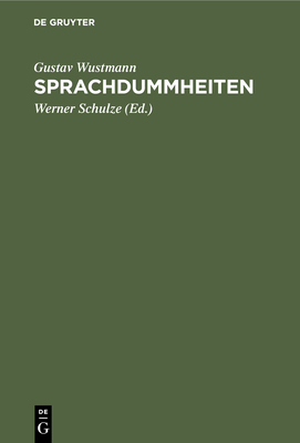 Sprachdummheiten [German] 3112341058 Book Cover