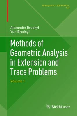 Methods of Geometric Analysis in Extension and ... 3034802080 Book Cover