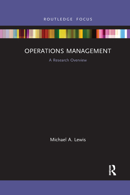 Operations Management: A Research Overview 103217627X Book Cover