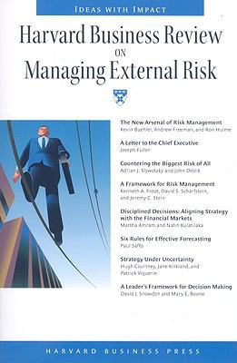 HBR ON MANAGING EXTERNAL RIKS B006G8678E Book Cover