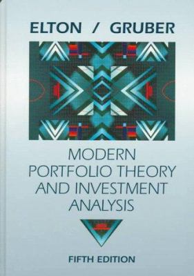 Modern Portfolio Theory and Investment Analysis 0471007439 Book Cover