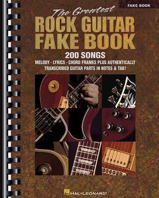 The Greatest Rock Guitar Fake Book 0634011766 Book Cover