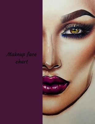 Makeup Face Chart: A Blank Makeup Portfolio Book