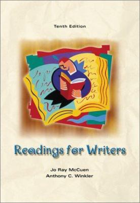 Readings for Writers 0155074806 Book Cover