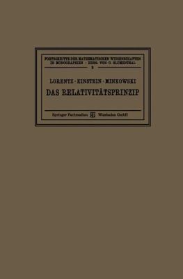 Das Relativitätsprinzip: Eine Sammlung Von Abha... [German] 3663193721 Book Cover