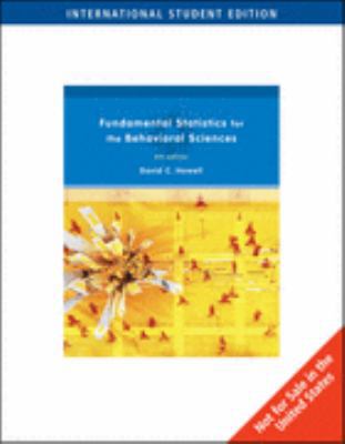 Fundamental Statistics for the Behavioral Scien... 0495099015 Book Cover