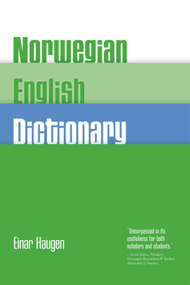 Norwegian-English Dictionary: A Pronouncing and... 0299038742 Book Cover