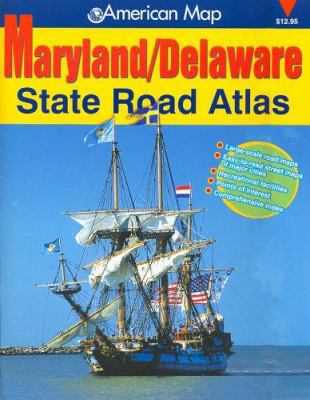 Maryland & Delaware State Road Atlas 0875303919 Book Cover