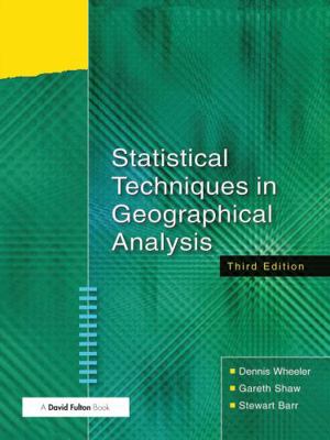 Statistical Techniques in Geographical Analysis 1138128686 Book Cover