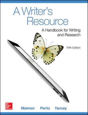 A Writer's Resource (Comb-Version) Student Edition 0078036186 Book Cover