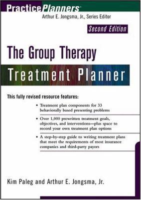 The Group Therapy Treatment Planner 0471667919 Book Cover