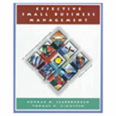 Effective Small Business Management: An Entrepr... 0130807087 Book Cover