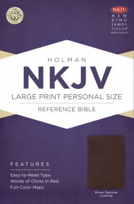 Large Print Personal Size Reference Bible-NKJV [Large Print] 1433613182 Book Cover
