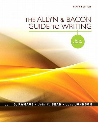 Allyn & Bacon Guide to Writing: Brief Edition V... 0205630294 Book Cover