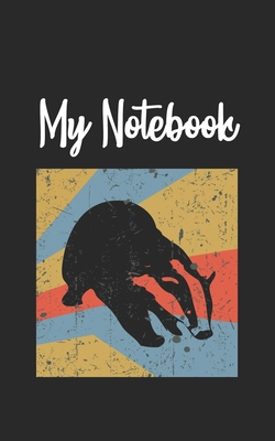 My Notebook: Beaver Retro And Vintage Style 100... 1708988920 Book Cover
