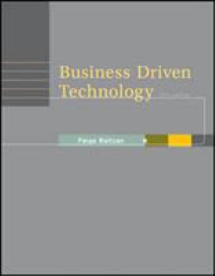 Business Driven Technology 0073376841 Book Cover
