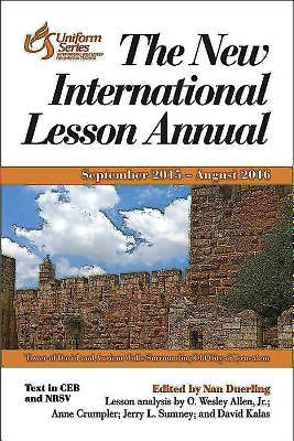 The New International Lesson Annual 2015 - 2016... 1426774818 Book Cover