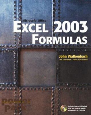 Excel 2003 Formulas 0764540734 Book Cover