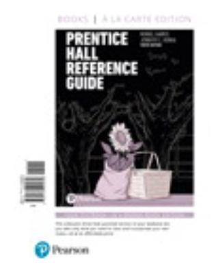 Prentice Hall Reference Guide, Books a la Carte... 0134425855 Book Cover