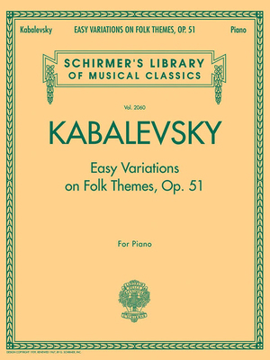 Easy Variations on Folk Themes, Op. 51: Schirme... 1423408497 Book Cover