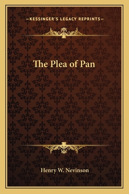 The Plea of Pan 1162573465 Book Cover