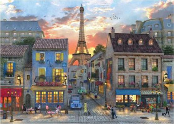 Hardcover Puzzle Evening in Paris Book