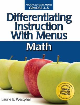 Differentiating Instruction With Menus: Math, G... 1593632266 Book Cover