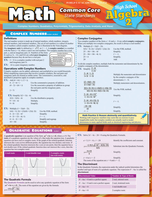 Math Common Core Algebra 2 - 11th Grade 1423222954 Book Cover