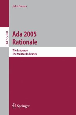 ADA 2005 Rationale: The Language, the Standard ... 3540797009 Book Cover