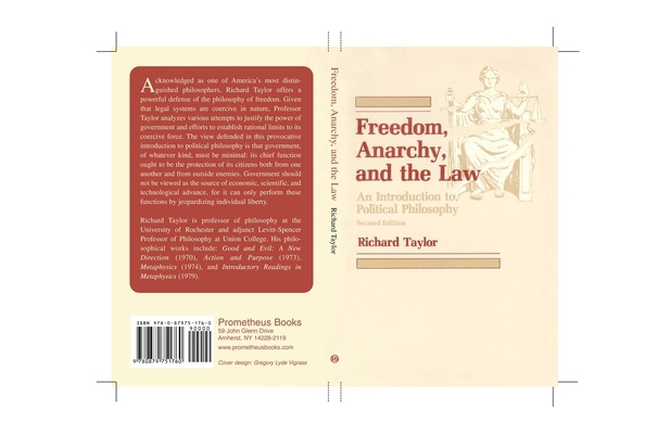 Freedom, Anarchy and the Law 0879751762 Book Cover
