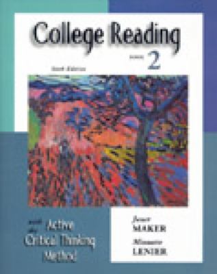 College Reading with the Active Critical Thinki... 0155066811 Book Cover