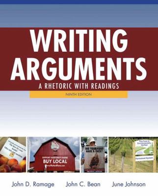 Writing Arguments: A Rhetoric with Readings 020517163X Book Cover