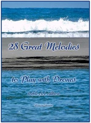 Paperback 28 Great Melodies to Play with Drones : Treble Clef Edition Book