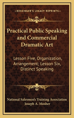 Practical Public Speaking and Commercial Dramat... 116868000X Book Cover