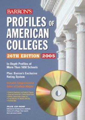 Profiles of American Colleges with CD-ROM 0764175750 Book Cover