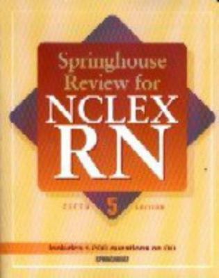 Springhouse Review for NCLEX-RN [With CDROM] 1582551316 Book Cover