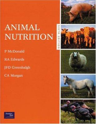 Animal Nutrition 0582419069 Book Cover