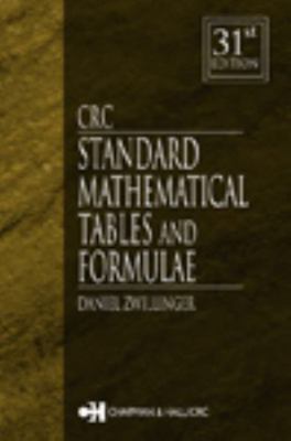 CRC Standard Mathematical Tables and Formulae, ... 1584882913 Book Cover