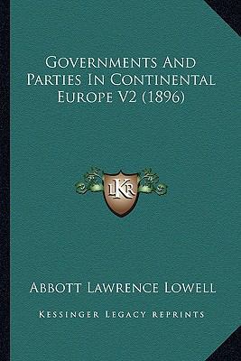 Governments And Parties In Continental Europe V... 1164660284 Book Cover