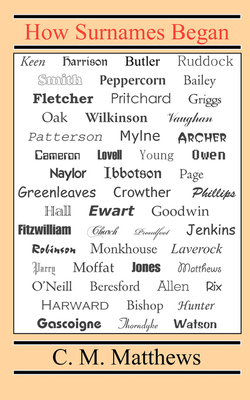 How Surnames Began 0718891546 Book Cover