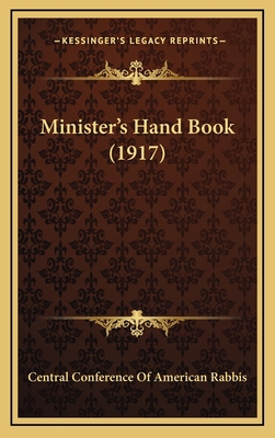 Minister's Hand Book (1917) 1168848741 Book Cover