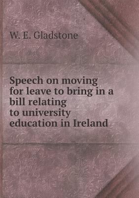 Speech on moving for leave to bring in a bill r... 5518851219 Book Cover